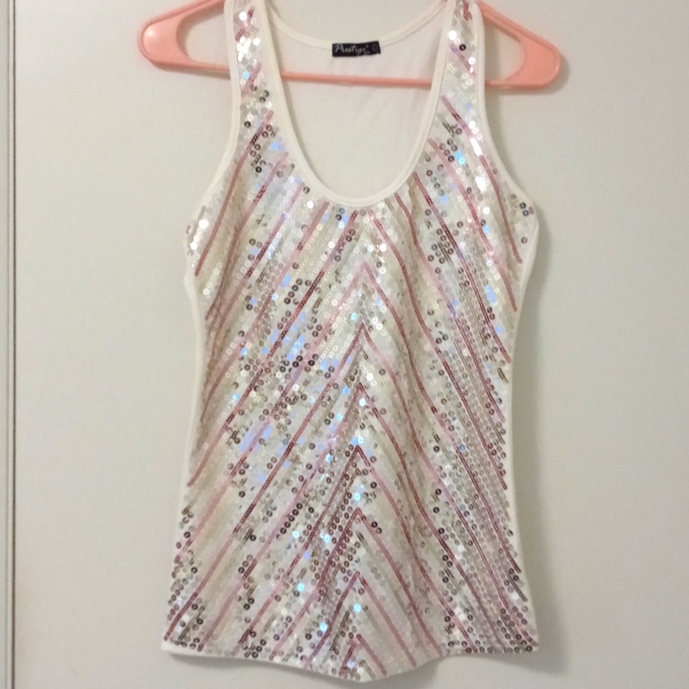 Sequin Tank Top